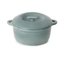 Bombance Induktionskasserolle D26cm wolkengrau mit Deckel