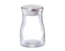Gewürzdose Glas Inox ø6cm