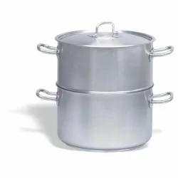 Inox Pro Dampfgar Set mit Deckel 28cm H:17.5cm 10lt