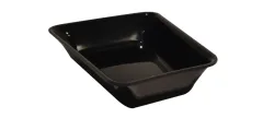 Salatschüssel gerundet 15Grad 26.5x26.5x8cm schwarz