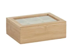 Teebeutelbox Bamboo 21x16cm