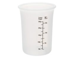 Messbecher 250 ml transp.