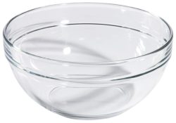 Glasschale 13cm, stapelbar