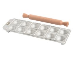 Marcato - Ravioli-Former-Brett, 12 x 34 cm, Chrom