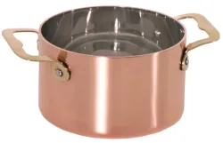 Cocotte 12 cm aus Kupfer/Edelstahl