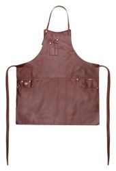 Schürze Leder 5-Pocket brown