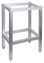 Edelstahluntergestell 50x40 cm zu Holzblock
