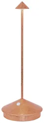 Pina Tischlampe 10.5x29cm copper leaf