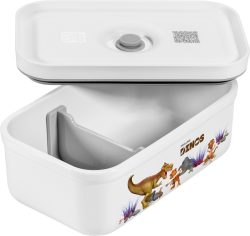 Zwilling - Vakuum-Lunchbox, M   Kunststoff     Dinos, Grau