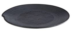 APS Teller Dark Wave Schwarz Kunststoff 27 cm - Material: Melamin - Teller