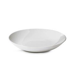 Confluence Teller tief D27cm 130ml leinen alabaster weiss