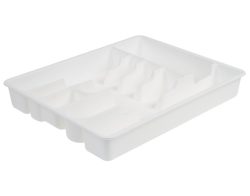 Besteckkasten Kunststoff weiss