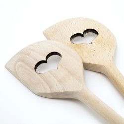 miniSchoggi GmbH - Holzkellenset Herz