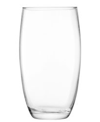 Flower Barrel Vase für Blumenstrauss H29cm transparent