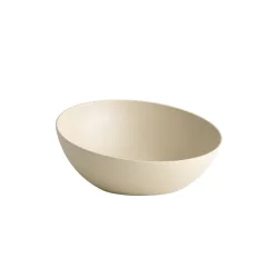 Frostfire Schale D26.5cm H12cm beige aluminium
