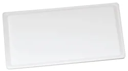 Schneidebrett mit Saftrille GN 2/1 H: 2cm weiss