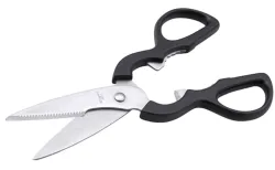 Küchenschere L: 20cm, schwarz
