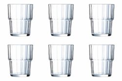 Arcoroc Trinkglas Norvege; 160 ml, 6.5x8.2 cm (ØxH); transparent; 6 Stück / Pack