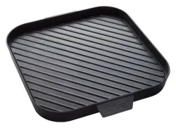 Kisag Grillplatte Quadro – Grillplatte/Grillrost – schwarz
