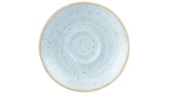 Churchill Espresso Untere Stonecast Duck Egg; 11.8 cm (Ø); hellblau/braun; rund; 12 Stück / Pack