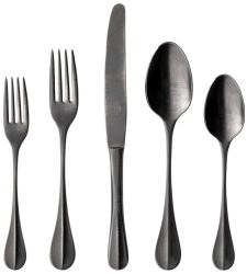 Nau Besteckset 5tlg antik schwarz