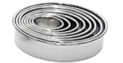 Ausstechersatz rund glatt 9tlg. D:3-11cm