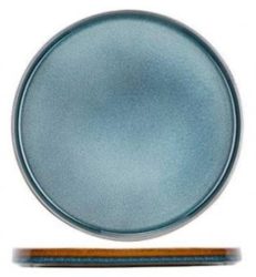 Cosy & Trendy Teller flach Quintana; 27.5 cm (Ø); blau; rund; 4 Stück / Pack