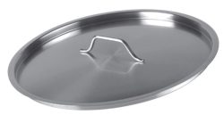 Deckel Piazza Basic Edelstahl Edelstahl 28 cm - Material: 18/10 Edelstahl - Deckel