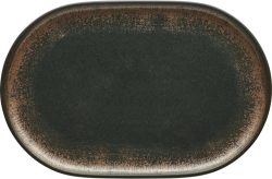 Shiro Komodo 3 Colors Platte coupe oval 23x16cm
