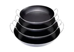 LA LYONNAISE Paella-Pfanne D:60cm mit 2 Griffen Blaustahl