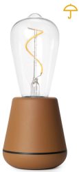 One Outdoor Tischlampe IP65 zimt Kunststoff