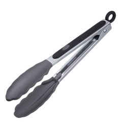 Westmark Universalzange Classic Silicone; 21x2.5x3 cm (LxBxH); edelstahl/schwarz