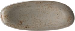 Pottery Unique Lightgrey Platte asymmetrisch coupe 33x14cm