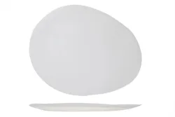 Palissandro Teller weiss, 42x33cm, H: 2cm