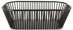 Korb rechteckig hoch, schwarz, 29.2x18.2x8.8cm