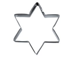 Ausstecher Stern 4x2.5 cm