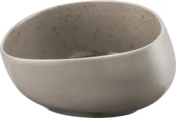 Pottery Unique Lightgrey Schale asymmetrisch 13cm 0.33lt