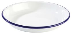 Teller tief 18cm ENAMELWARE, weiss
