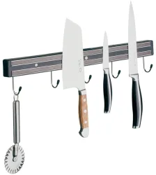 APS Magnet-Messerhalter; 47x4x2 cm (LxBxH); silber