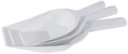 Mehlschaufel, weiss 31 cm