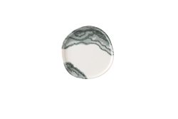 Tide Black Organic Walled Teller flach 21cm