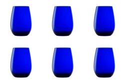 6er Set Elements Longdrink Becher 465ml Kobaltblau