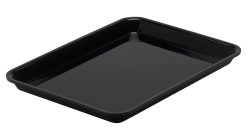 Rechteckige Schale 2/7 26.5x20x1.7cm schwarz
