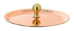 INOCUIVRE Deckel KupferEdlestahl D:16cm mit Messinggriff