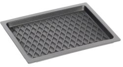 Bratplatte GN 2/3, H2cm Induktion, Rautenmuster o. Griffe