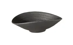 Schale, gross Serie ZEN, ca. 17.5x15.5x5.5cm, schwarz