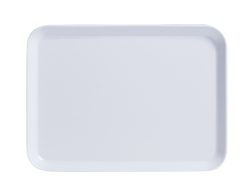 Tablett Kunststoff weiss 24cm