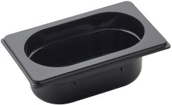 GN Behälter 1/9 Polycarbonat H6.5cm schwarz