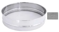 Sieb 40cm H: 8cm, Lochung 1mm