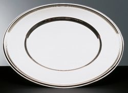 Speiseteller Aps Silber Edelstahl 31 cm - Speiseteller